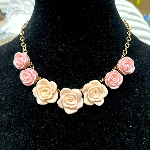 Elegant Floral Rose Necklace Charm - Picture 3 of 6